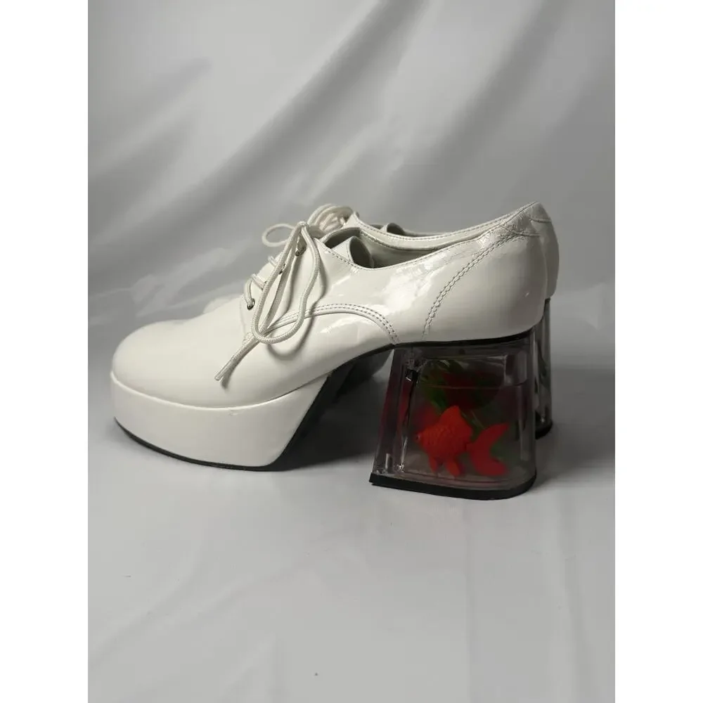 Pleaser Funtasma Floating Fish Heels Pf Oxford Lace Up PIMP02 (M 10-11/W 12-13)